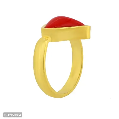 Memoir Gold plated, Triangle (Tikona) shaped finger ring Men women(ORMI5657-A)-thumb4