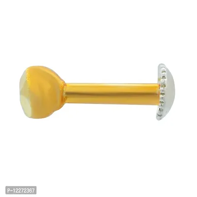 Memoir GOLD plated Brass, Nose pin, Nose Stud Women Girls-thumb3