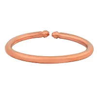 Memoir 6.50mm thick Pure Copper Kada Free size Men Women-thumb1