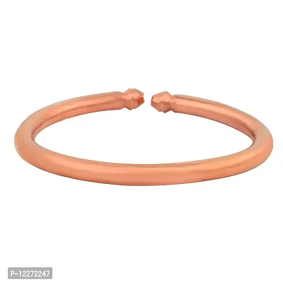 Memoir 6.50mm thick Pure Copper Kada Free size Men Women-thumb2