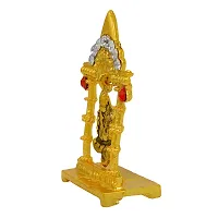 Memoir Gold Plated, Ganpati, Vinayak, Ganesh Stand Idol, Home Decor, ganpati showpiece, Festive Decor, Hindu God Stand Idol-thumb2