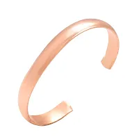 Memoir Copper Band Health benificial Immune System Protection and Healing All Known Viruses, Cold, Flu Defence and Enhanced Recovery free size Adjustable Bangle Bracelet Cuff Kada for Men and Women-thumb2