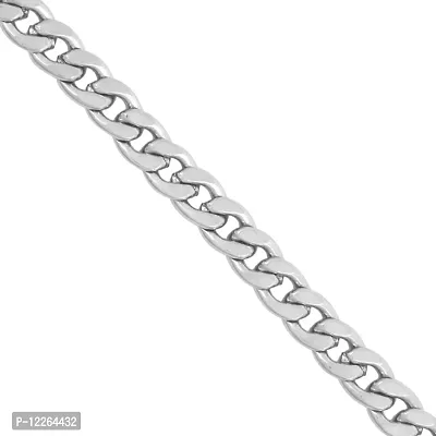 Memoir stainless steel 316L superfinish flat interlink 8 Inch bracelet for Men and Women-thumb3