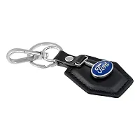 Memoir Leather Keychain Car keyring (CLRM6514NEW)-thumb2