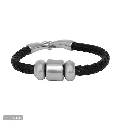 Memoir Rambo movie inspired thick round rope design ,Leather bracelet Men boys Fashion