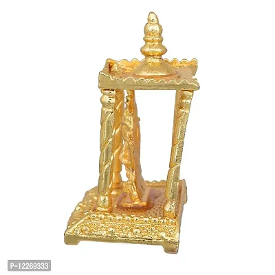 Memoir Gold Plated, Ganpati, Vinayak, Ganesh Temple Stand Idol, Home Decor, Ganpati showpiece, Festive Decor, Hindu God Stand Idol-thumb3