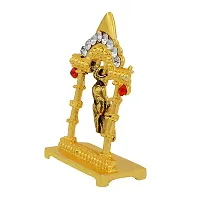 Memoir Gold Plated, Shirdi Sai Baba Temple Idol, Home Decor, Sai Baba showpiece, Festive Decor, Hindu God Stand Idol-thumb2