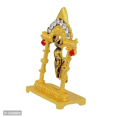 Memoir Gold Plated, Shirdi Sai Baba Temple Idol, Home Decor, Sai Baba showpiece, Festive Decor, Hindu God Stand Idol-thumb3