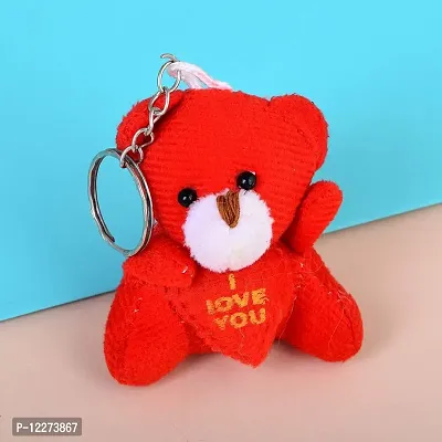 Memoir Fabrix Red Teddy keyring Valentine gift keychain Love (CLRM6615)-thumb5