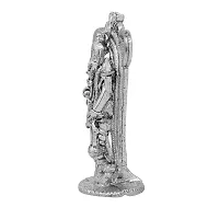 Memoir Silver Plated Guru Ayappan Idol, Stand, Home Decor Stand-thumb2