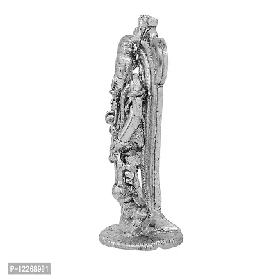 Memoir Silver Plated Guru Ayappan Idol, Stand, Home Decor Stand-thumb3