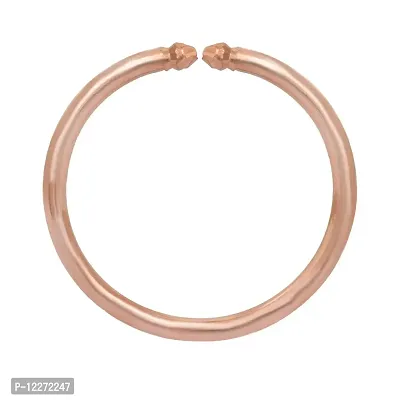 Memoir 6.50mm thick Pure Copper Kada Free size Men Women-thumb4