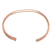 Memoir Copper Band Health benificial Immune System Protection and Healing All Known Viruses, Cold, Flu Defence and Enhanced Recovery free size Adjustable Bangle Bracelet Cuff Kada for Men and Women-thumb1