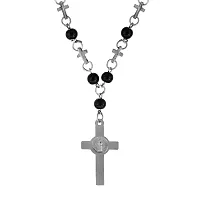 Memoir Onyx 6mm Bead Rosary Christian Rosary Bead Mala Catholic Prayer beads Christian-thumb1