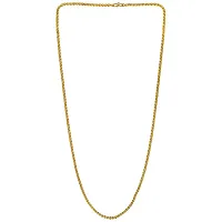 Memoir Gold plated most loved Classic design, 30 Inch, Super long, necklace chain Men, Women Stylish-thumb3