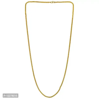 Memoir Gold plated most loved Classic design, 30 Inch, Super long, necklace chain Men, Women Stylish-thumb4