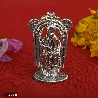 Memoir Silver Plated Guru Ayappan Idol, Stand, Home Decor Stand-thumb4