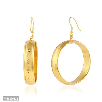 Brass Goldplated Hoop Earrings for Women-thumb3