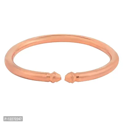 Memoir 6.50mm thick Pure Copper Kada Free size Men Women-thumb0