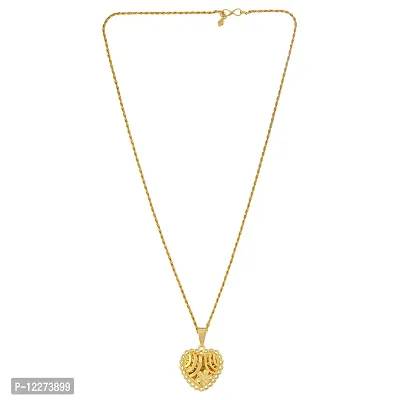 Memoir Brass Gold plated Heartshape Fashion Pendant Men Women (PCSV1672)-thumb2