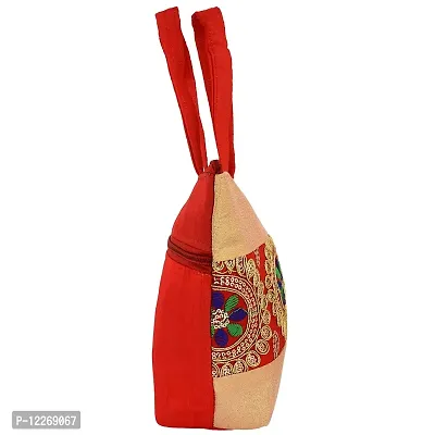 Memoir Satin Handmade Zari, Sequins and Embroidery small Purse Handbag women ethnic-thumb3