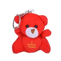 Memoir Fabrix Red Teddy keyring Valentine gift keychain Love (CLRM6615)-thumb1