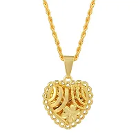 Memoir Brass Gold plated Heartshape Fashion Pendant Men Women (PCSV1672)-thumb2