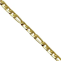 Memoir Gold plated Brass Interlinked 17 Gms super silky  smooth Braclet for Women Men jewellery-thumb1