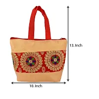 Memoir Satin Handmade Zari, Sequins and Embroidery small Purse Handbag women ethnic-thumb4
