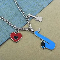 Memoir Silver plated ""Feeling the Blues"" Love Fashion pendant Men Women-thumb2