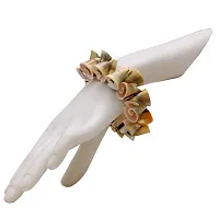 Memoir Pearl flakes cone shape design Mother of Pearl stretch bracelet for Women-thumb2