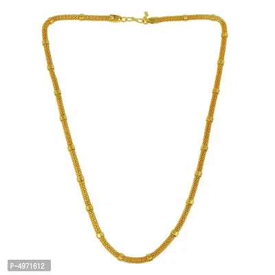 Gold Plated 6mm Hollow Italian Chain Necklace for Men and Women-thumb0