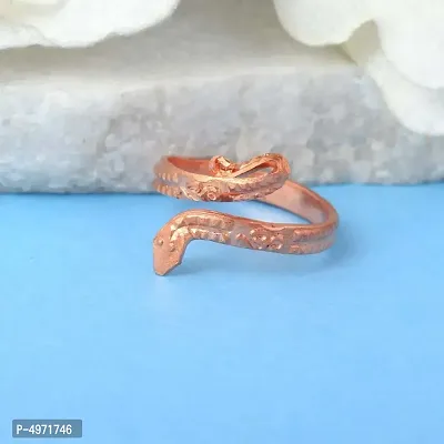 Copper Nag Snake challa Ring Shanidosh Men Women-thumb0