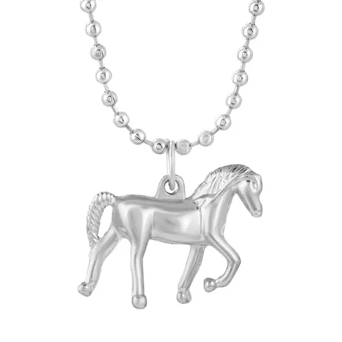 Trendy Stylish Silver Pendant Chain