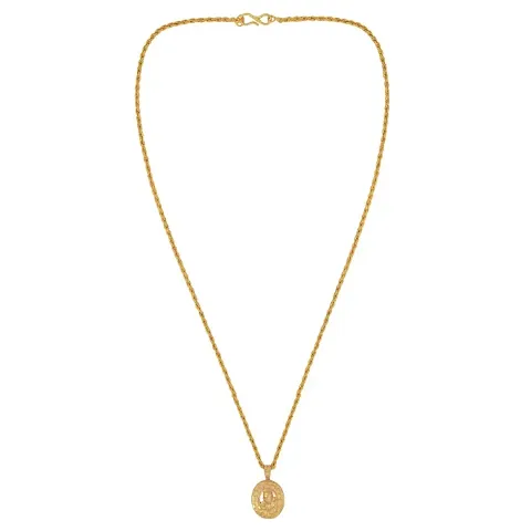 Trendy Gold Plated Pendant Chain