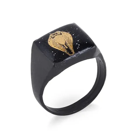 Brass Laminated Snake Head Ring Fashion Jewellery Men Women