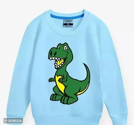 Fabulous Blue Cotton Blend Sweatshirt For Boys