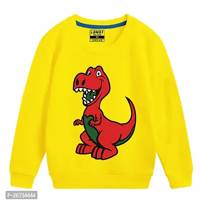 Fabulous yellow Cotton Blend Sweatshirt For Boys