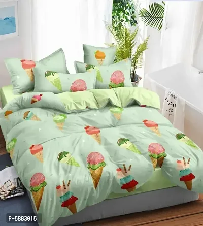 180 tc bedsheet with 2 pillow cover