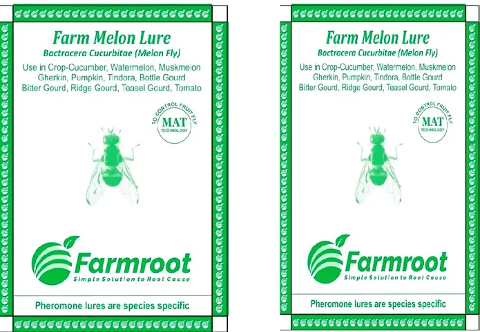Farmroot Melon Fruit Fly Lure (Bactrocera cucurbitae) with IPM Trap Eco Trap