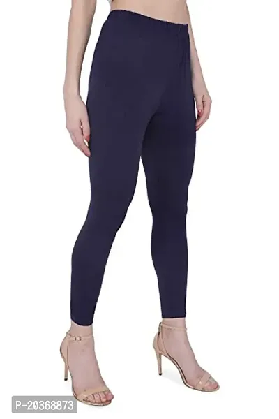 Stylish Fancy Viscose Solid Leggings For Women Pack Of 1-thumb3