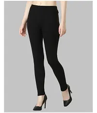 Stylish Fancy Viscose Solid Leggings For Women Pack Of 1-thumb2