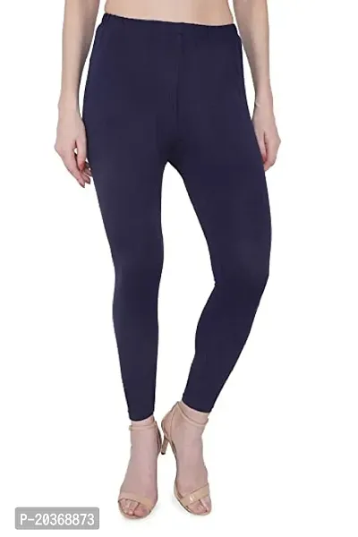 Stylish Fancy Viscose Solid Leggings For Women Pack Of 1-thumb0