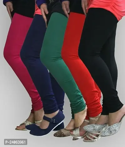 Woolen Leggings for Women, Winter Bottom Wear Combo Pack of 5- Free Size