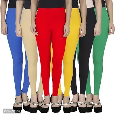 Woolen Leggings for Women, Winter Bottom Wear Combo Pack of 6- Free Size