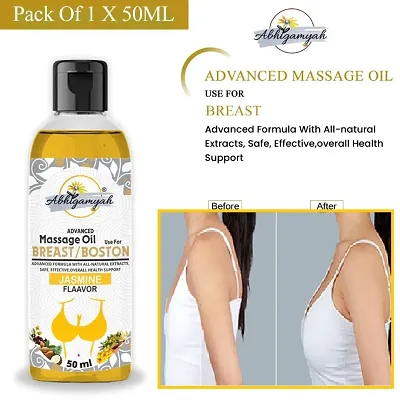 Abhigamyah Breast massage oil helps in growth/firming/tightening/ bust36 natural Women (50 ml) Pack Of -1