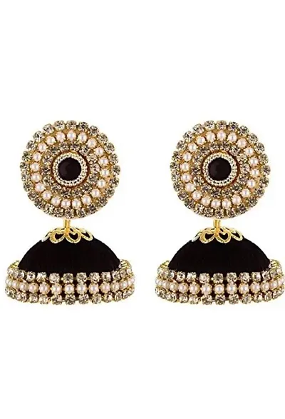 Trendy Silk Thread Earrings for Women