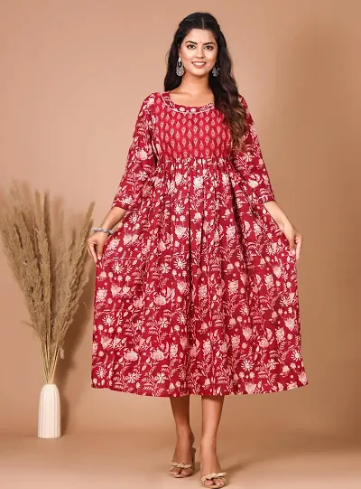 Stylish Anarkali Stitched Kurti For Women