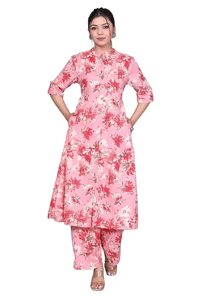 Fancy Rayon Kurta Set For Women