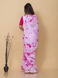 Aaradhya Jaipuri Tie dye Saree for Women (Pink)-thumb3